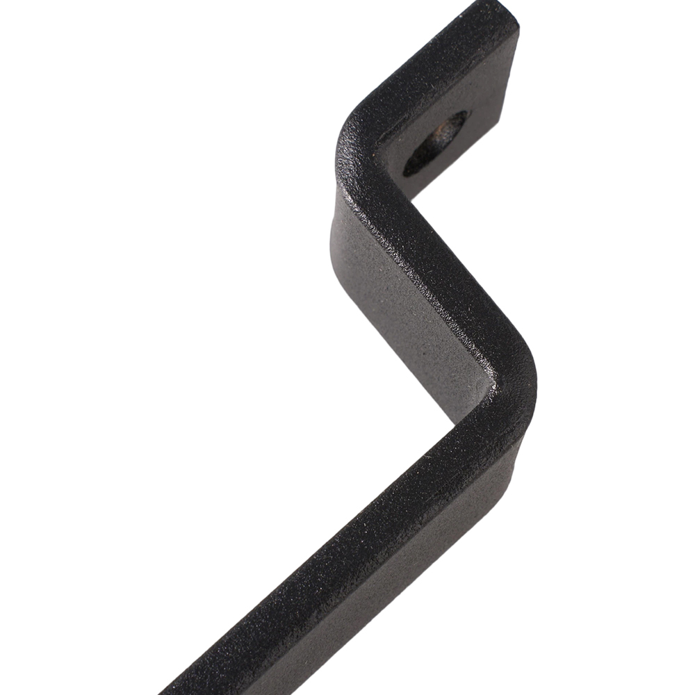 Living and Home Black Carbon Steel Sliding Barn Door Handle 2 Pack Image 4