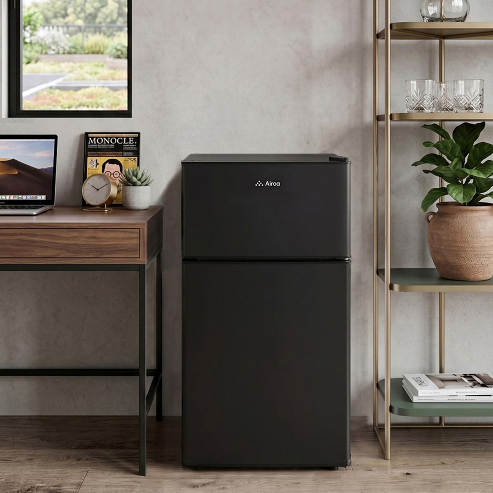 Airoa EK110055 Black 51L Freestanding Top Freezer Fridge with Dual Zones Image 2