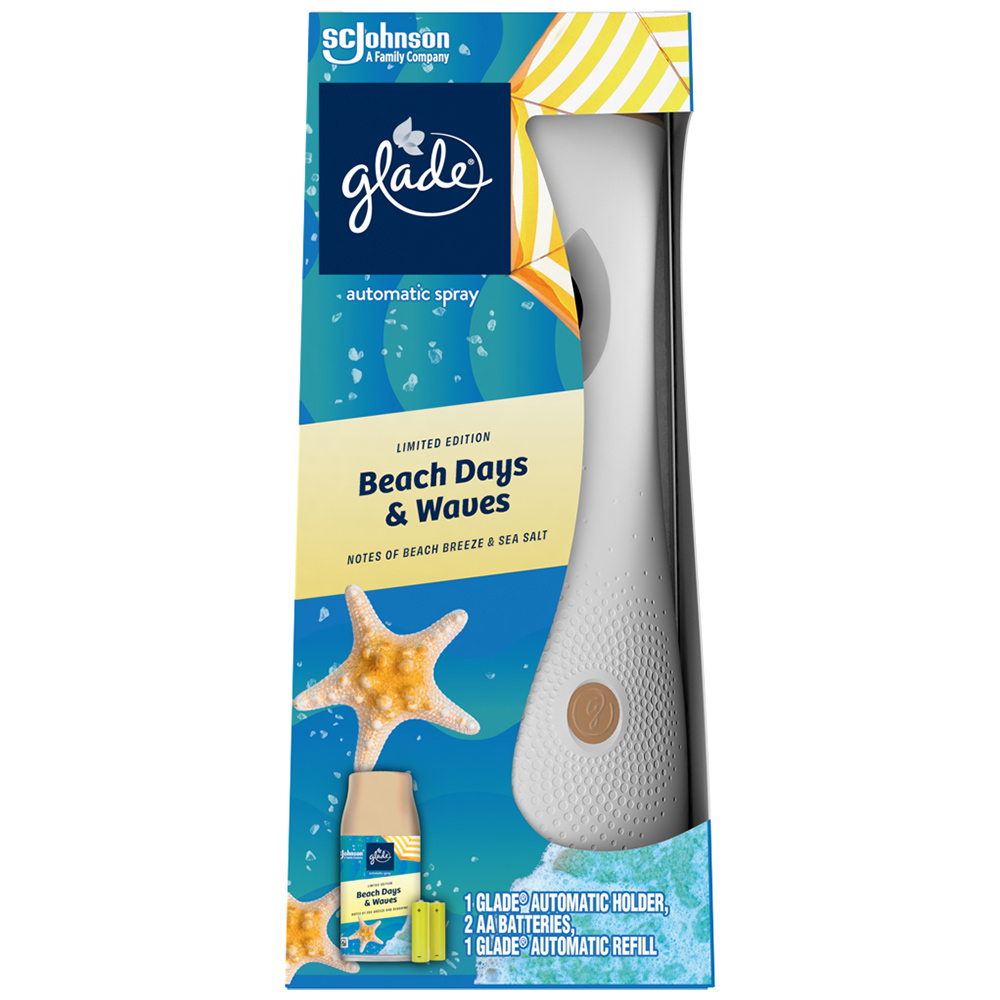 Glade Beach Days and Waves Automatic Spray Holder 269ml Image 1