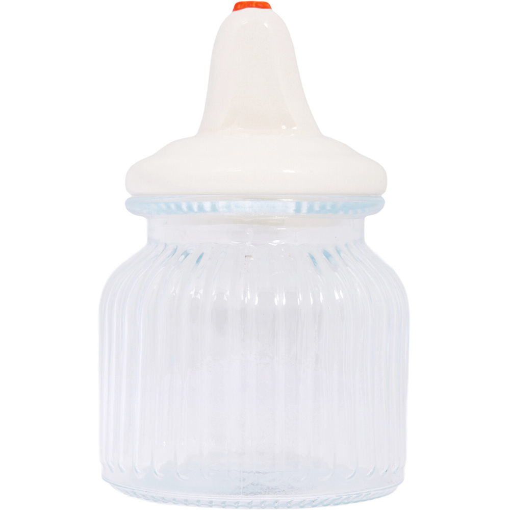 Glass Storage Jar with Ceramic Lid Image 7