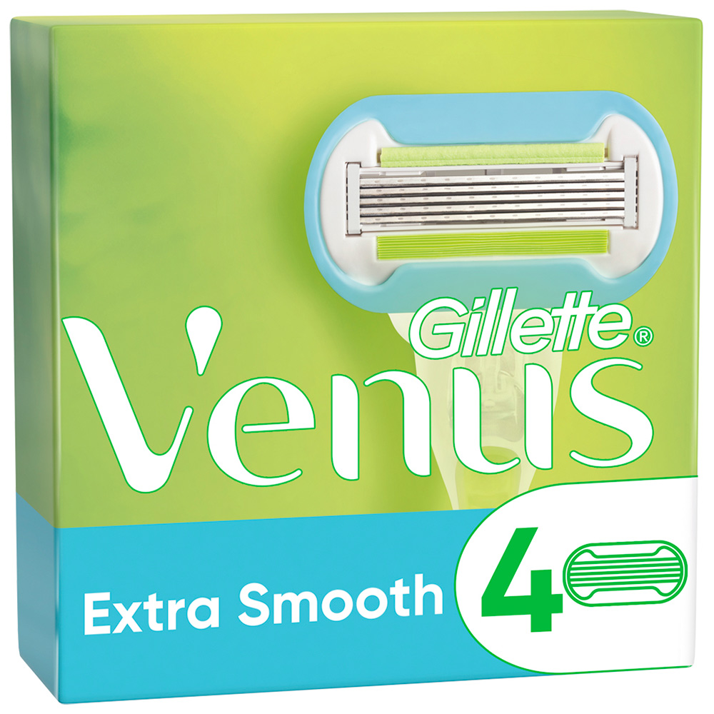 Gillette Venus Embrace Womens Razor Blade Refills 4 pack Image 2