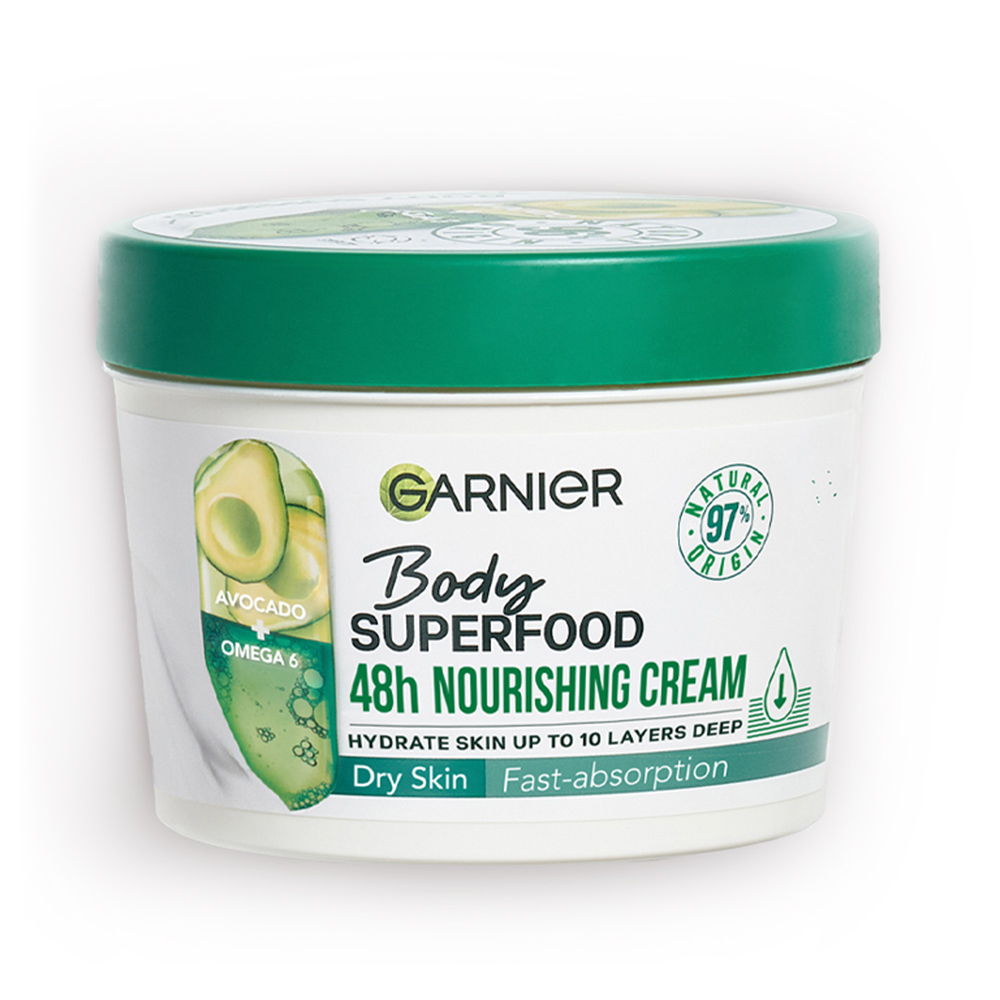 Garnier Body Superfood Nourishing Body Cream with Avocado 380ml Image 2