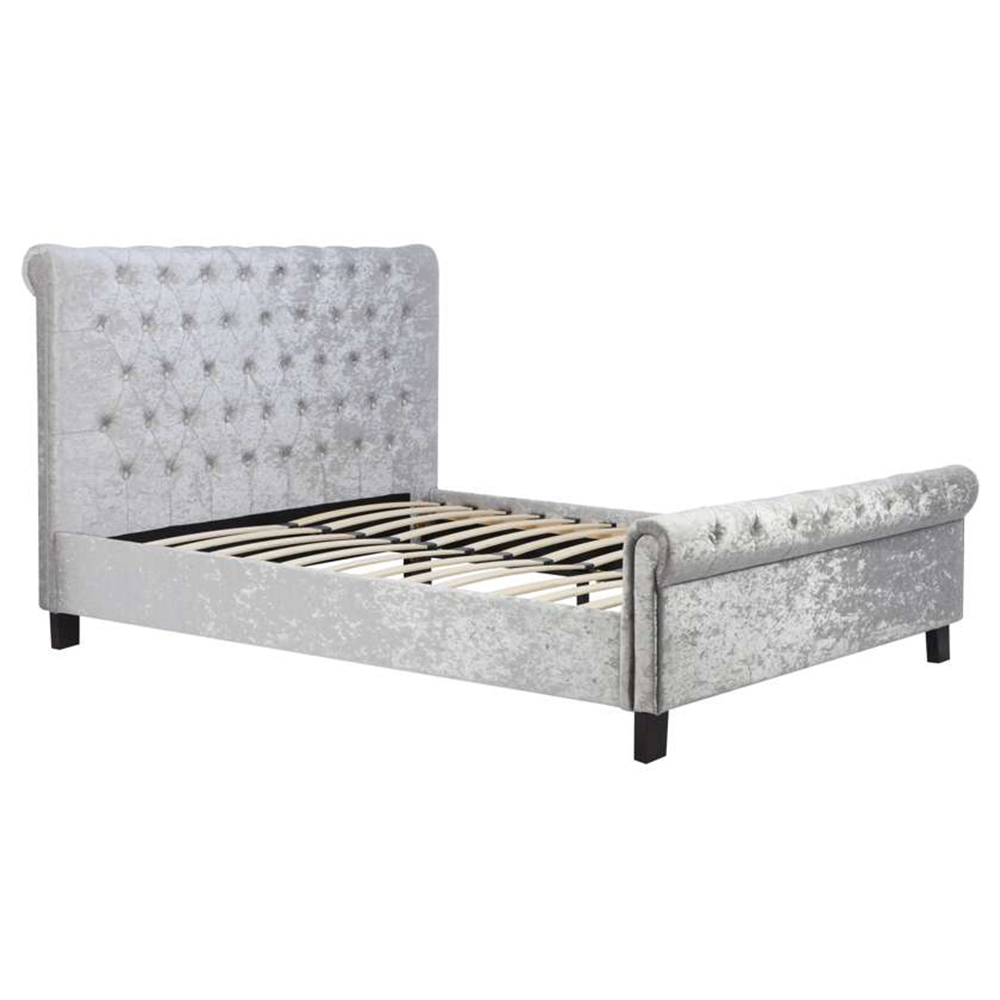 Sienna King Size Grey Bed Frame Image 2