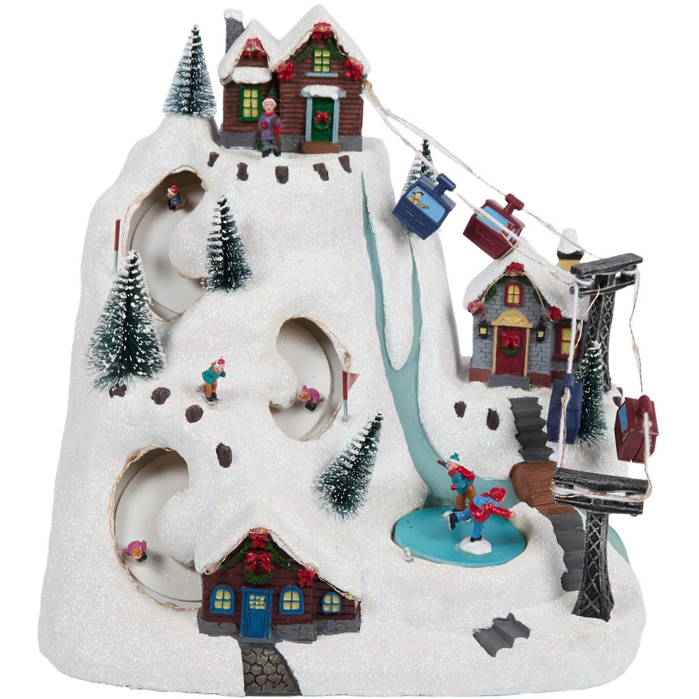 Christmas Winter Ski Scene Model Image 5