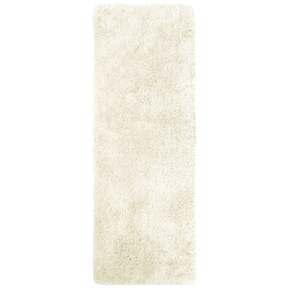 Homemaker Ivory Soft Washable Shaggy Rug 67 x 180cm Image 1