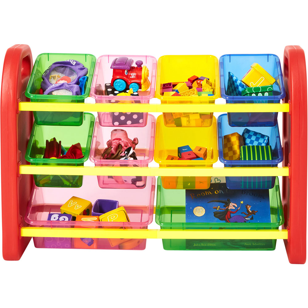 Liberty House Toys Kids 10 Bin Toy Organiser Unit Wilko