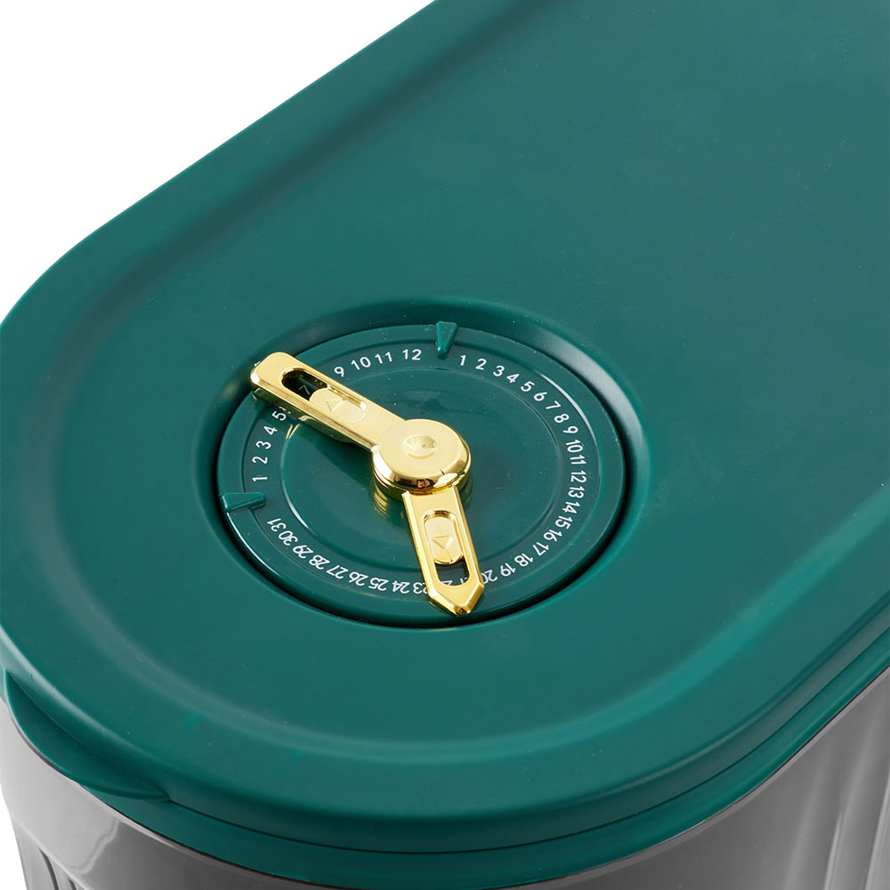 Living and Home Green Airtight Rice Grain Dispenser 5kg Image 4
