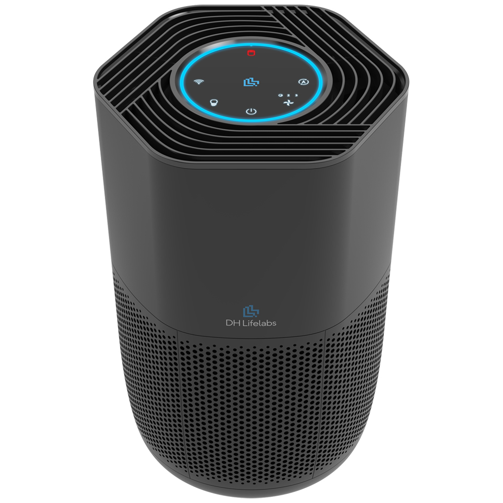 DH Lifelabs Sciaire Essential Air Purifier with HEPA Filter Black Image 1