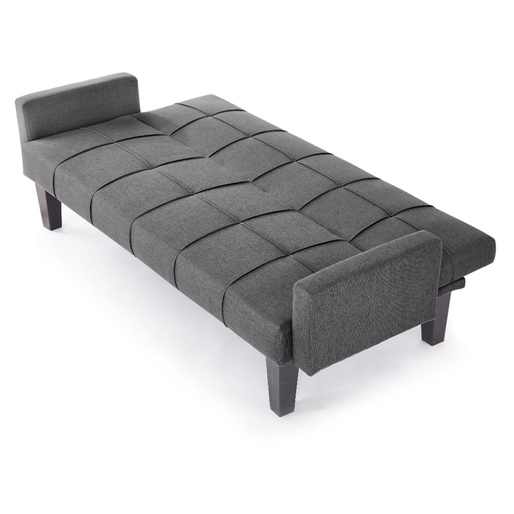 Home Detail Levine Double Sleeper Dark Grey Fabric Sofa Bed Image 3