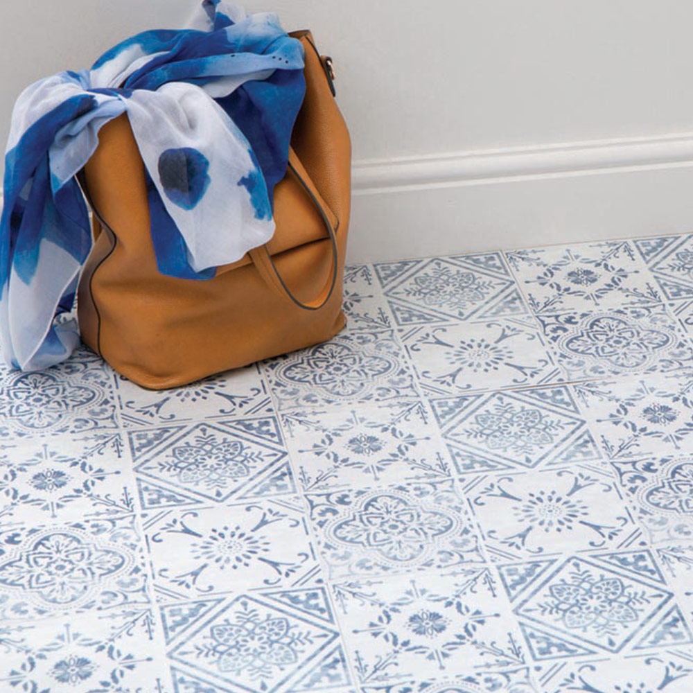 DCFix Vintage Style Design Self Adhesive Floor Tiles 10 Pack Wilko