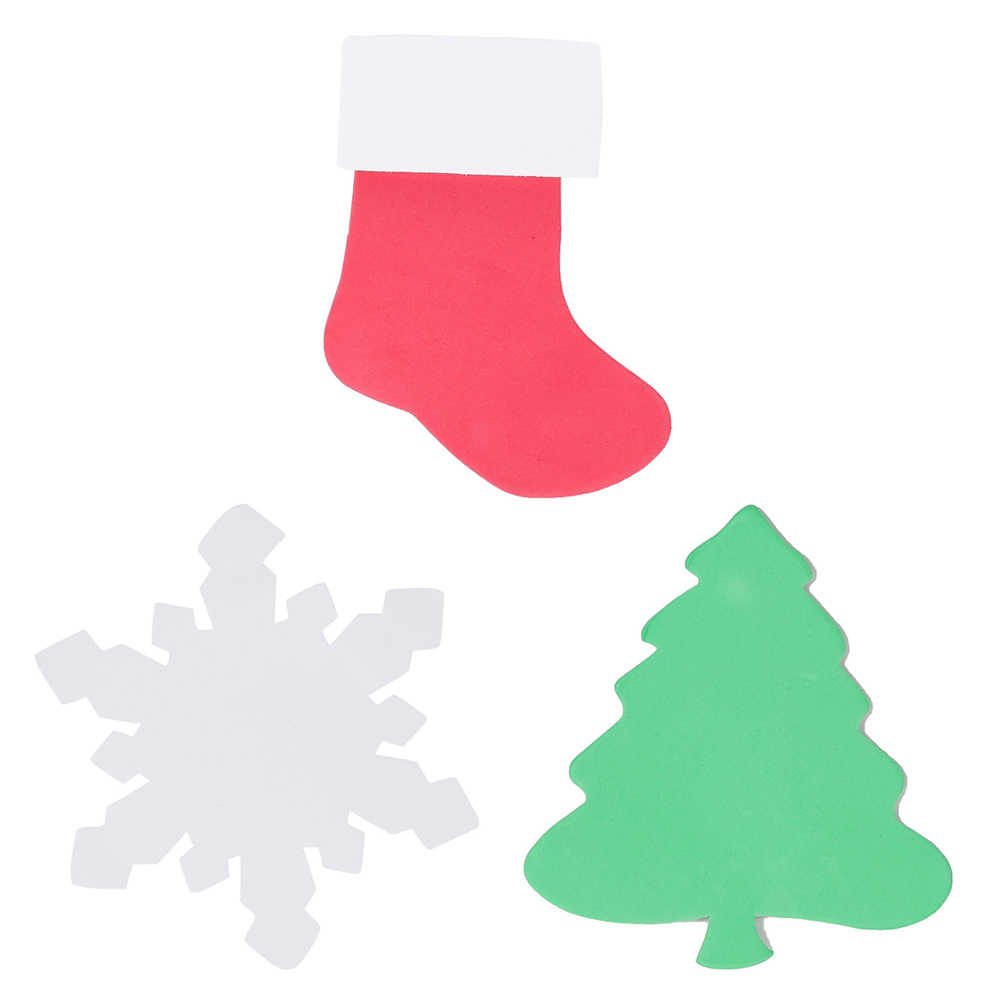 Pack of Ten Crafty Club Christmas Foam Shapes Image 1