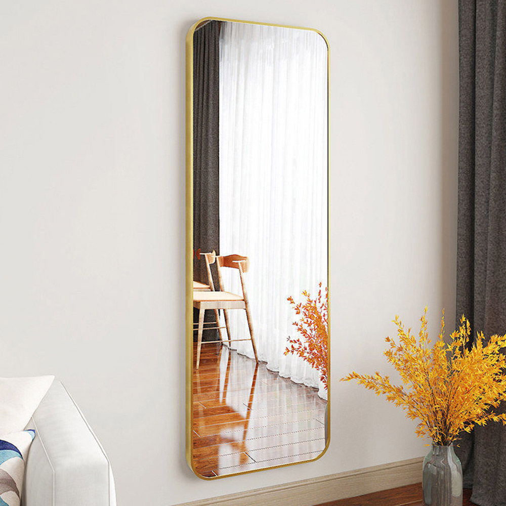 Living and Home Gold Frame Full Length Door Mirror 37 x 147cm Image 6