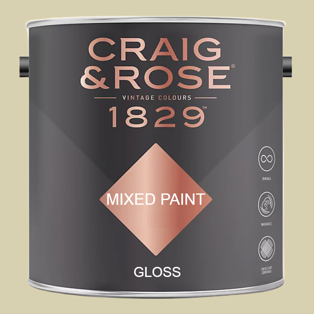 Craig & Rose 1829 Vintage Walls Wood and Metal Eau De Nil Gloss Mixed Paint 2.5L Image 2