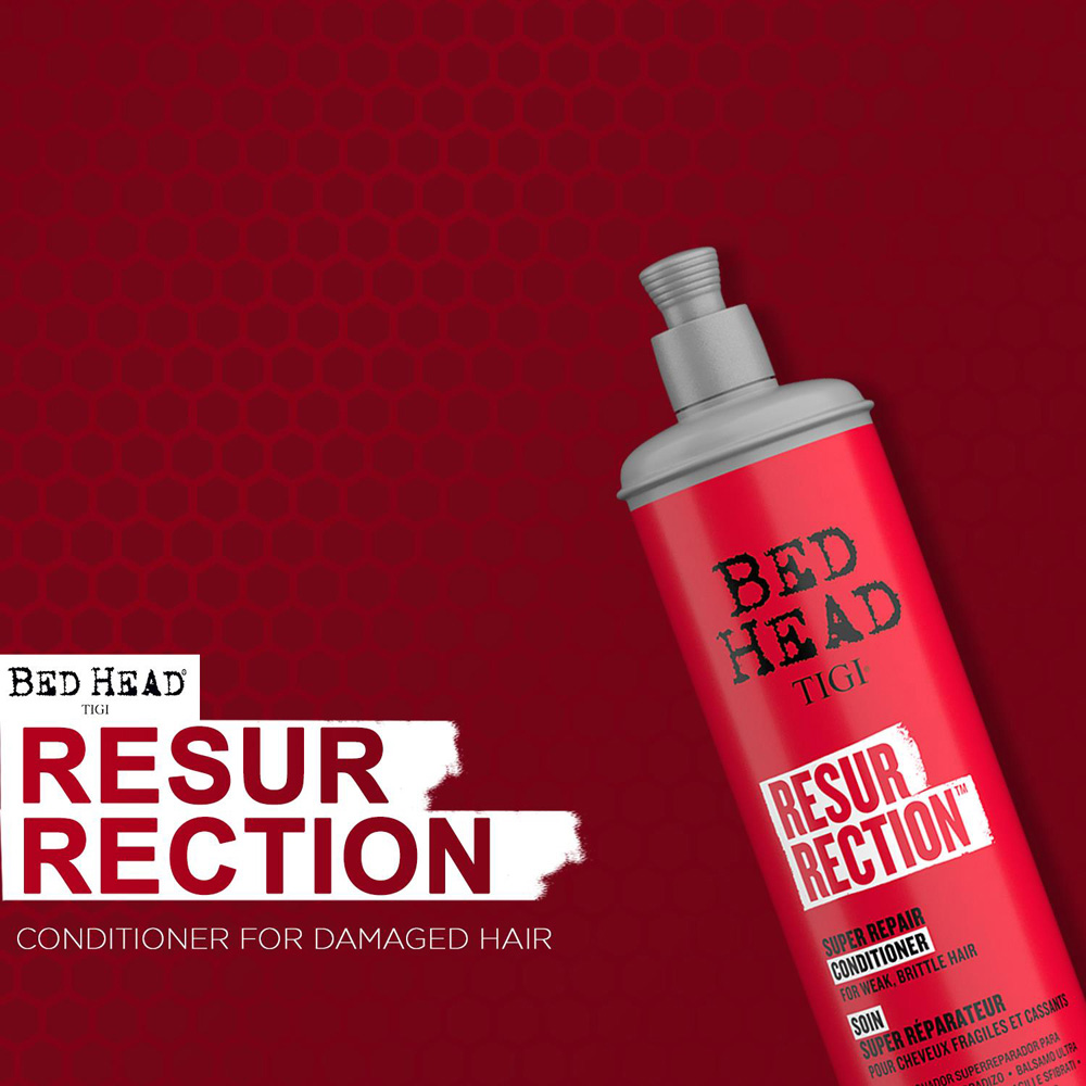 TIGI Bed Head Resurrection Damaged Hair Deep Care Repair Conditioner 600ml 3 Pack Image 5