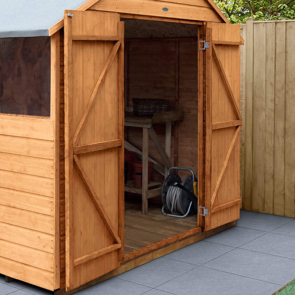 Forest Garden 10 x 8ft Double Door Shiplap Dip Treated Apex Shed Image 6