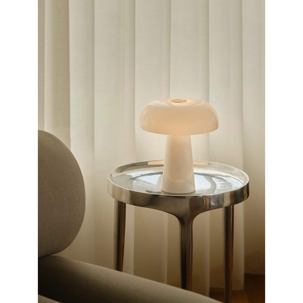 Nordlux Glossy Mini White Table Lamp Image 2