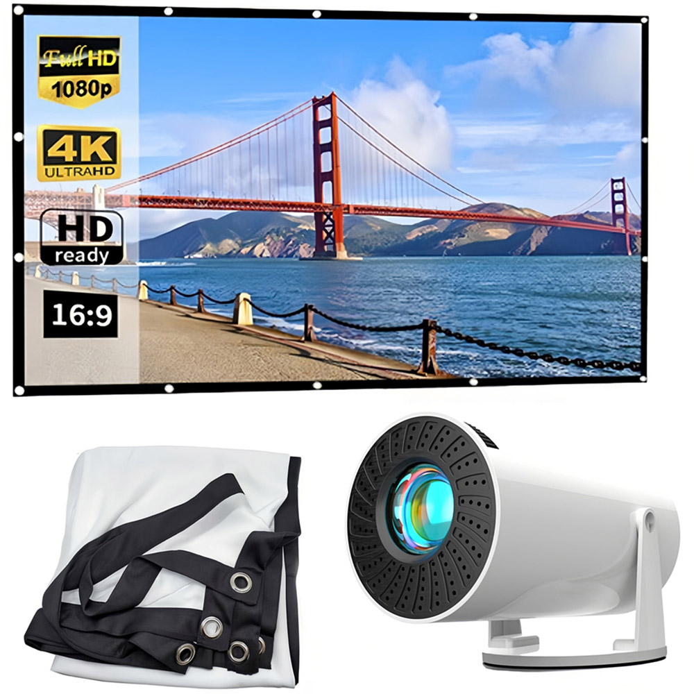 Jaoyeh 8504 F100 Projector and Screen Image 4