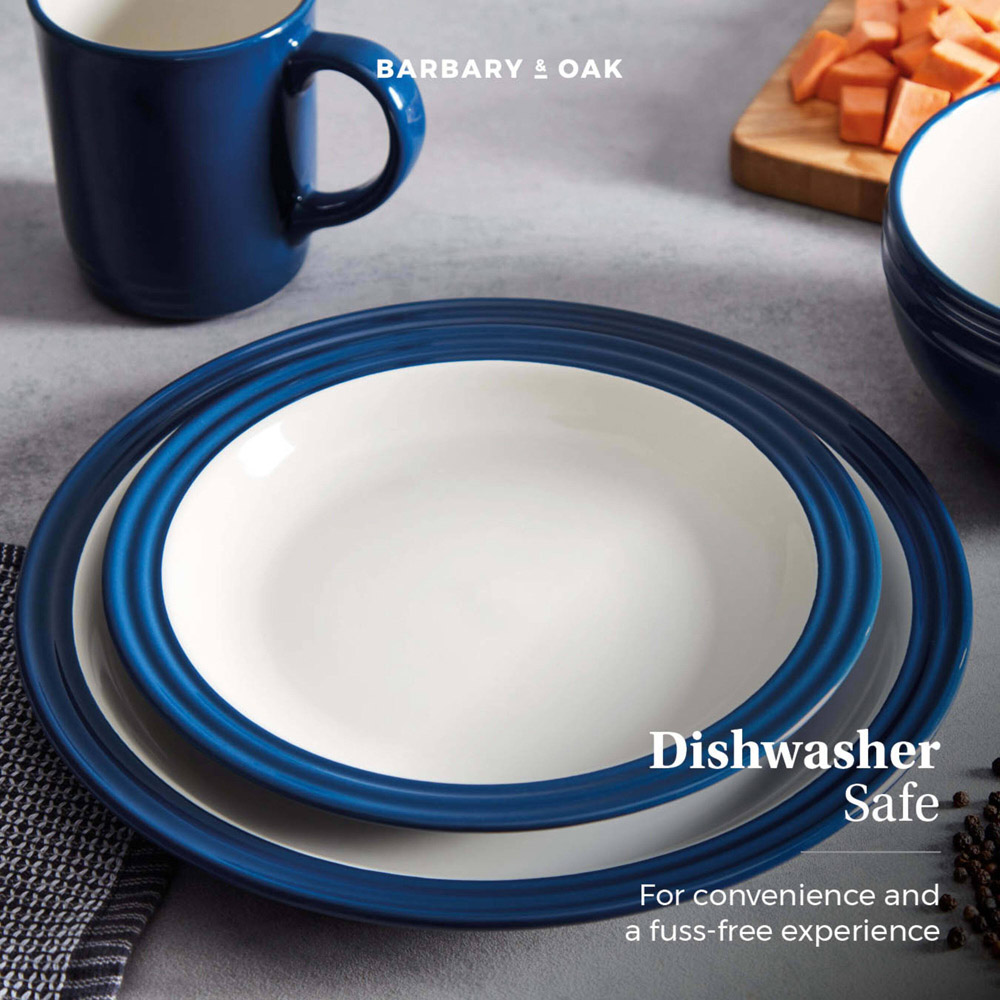 Barbary and Oak Limoges Blue 16 Piece Dinnerware Image 4