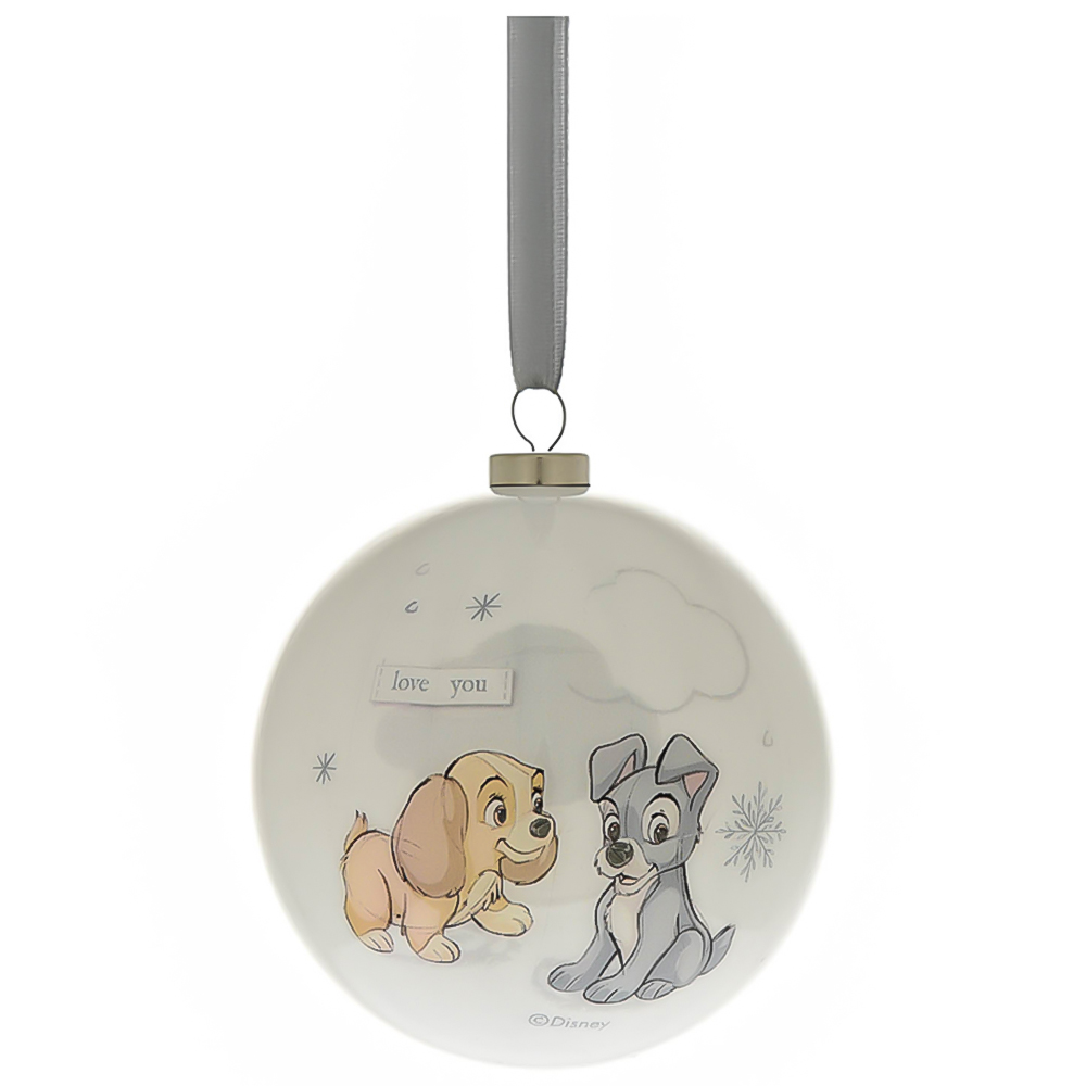 Disney Magical Beginnings White Multi Character Christmas Bauble 12 Pack Image 8