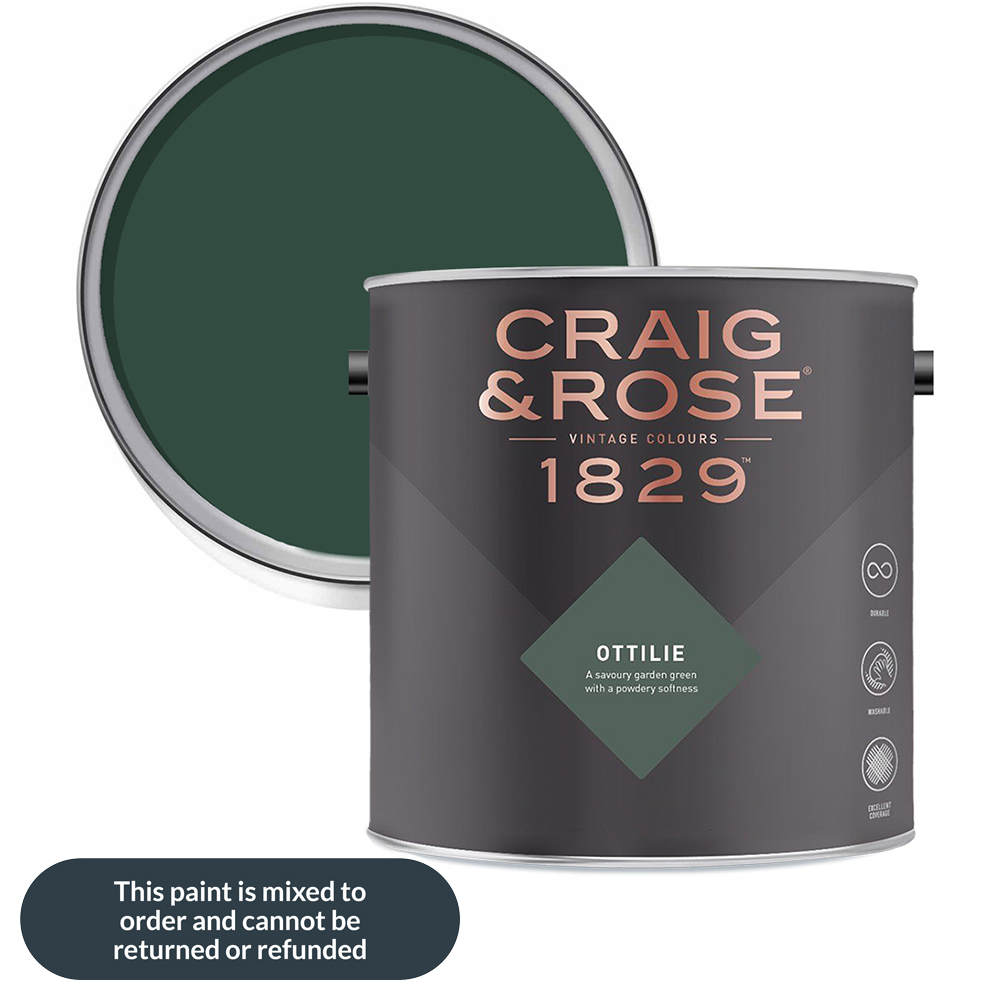 Craig & Rose Kitchen and Bathroom Ottilie Eggshell Paint 750ml Image 1