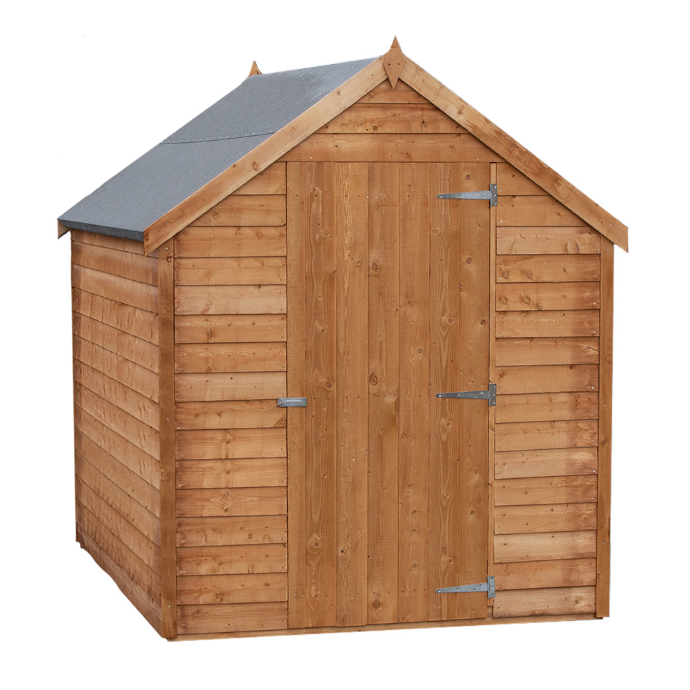 Shire 7 x 5ft Dip Treated Overlap Shed with Window Image 1