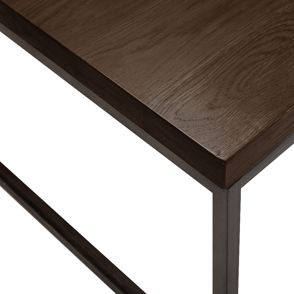 Julian Bowen Brooklyn Dark Oak Square Coffee Table Image 4