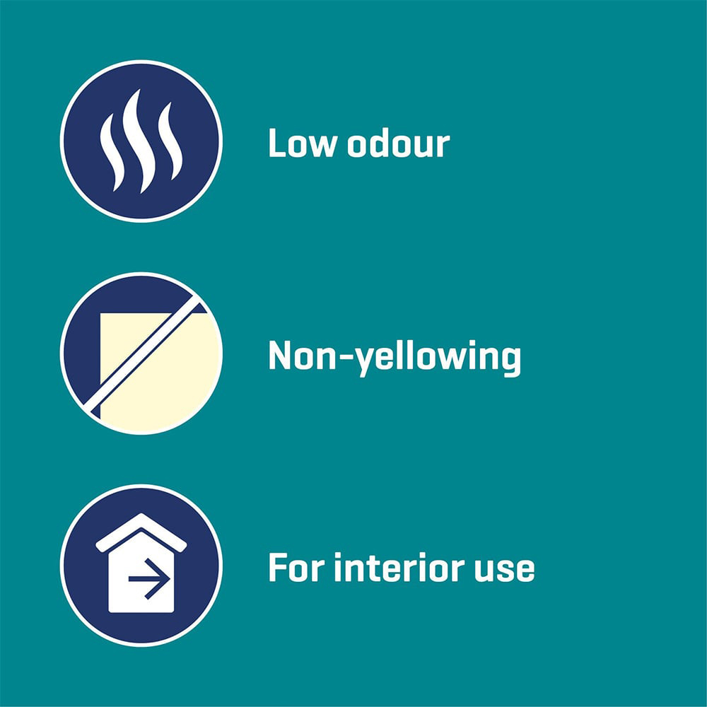 Johnstone's Interior Wood and Metal Quick Dry Eggshell Paint - Steel Smoke / 750ml Image 5