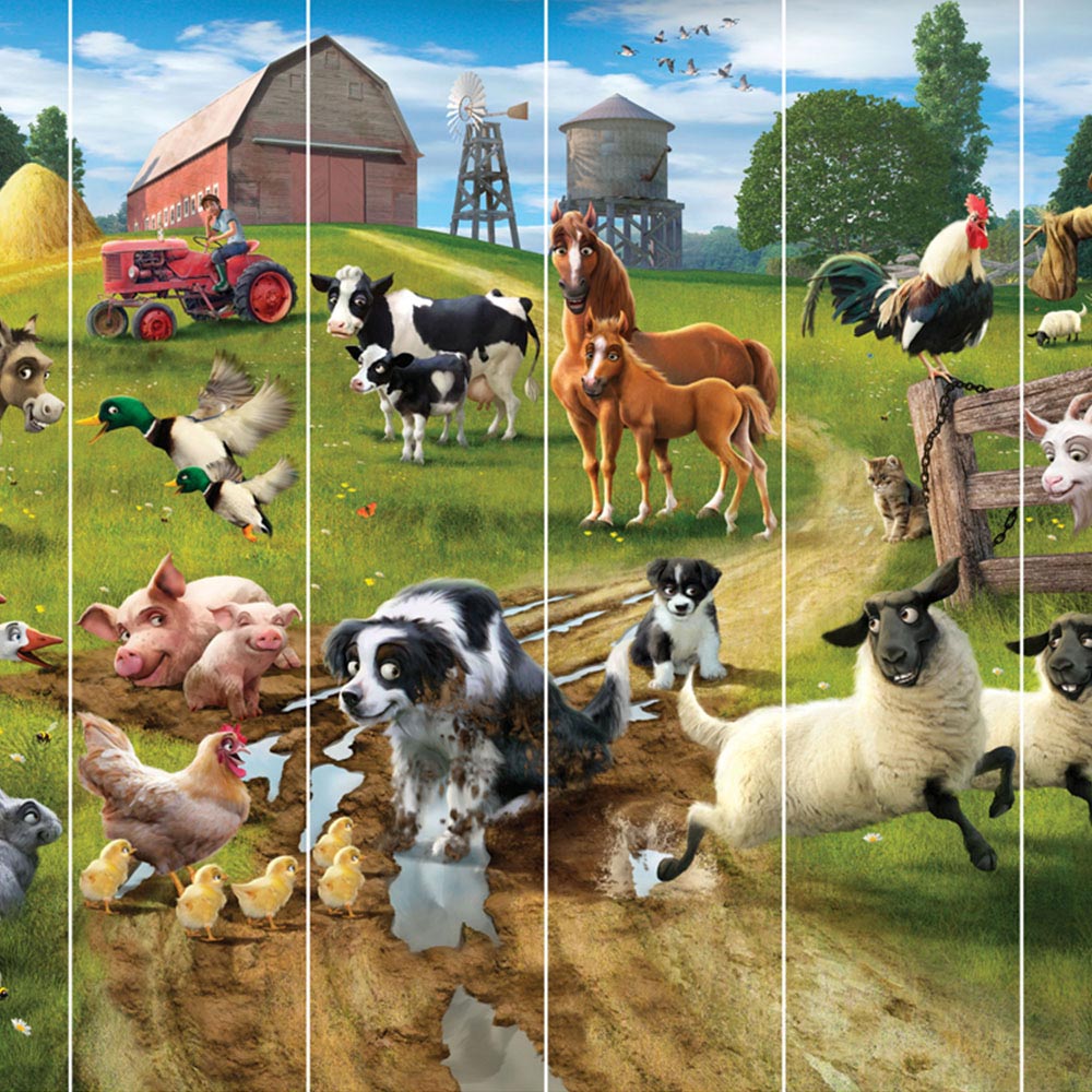 Walltastic Farmyard Fun Wall Mural Image 2