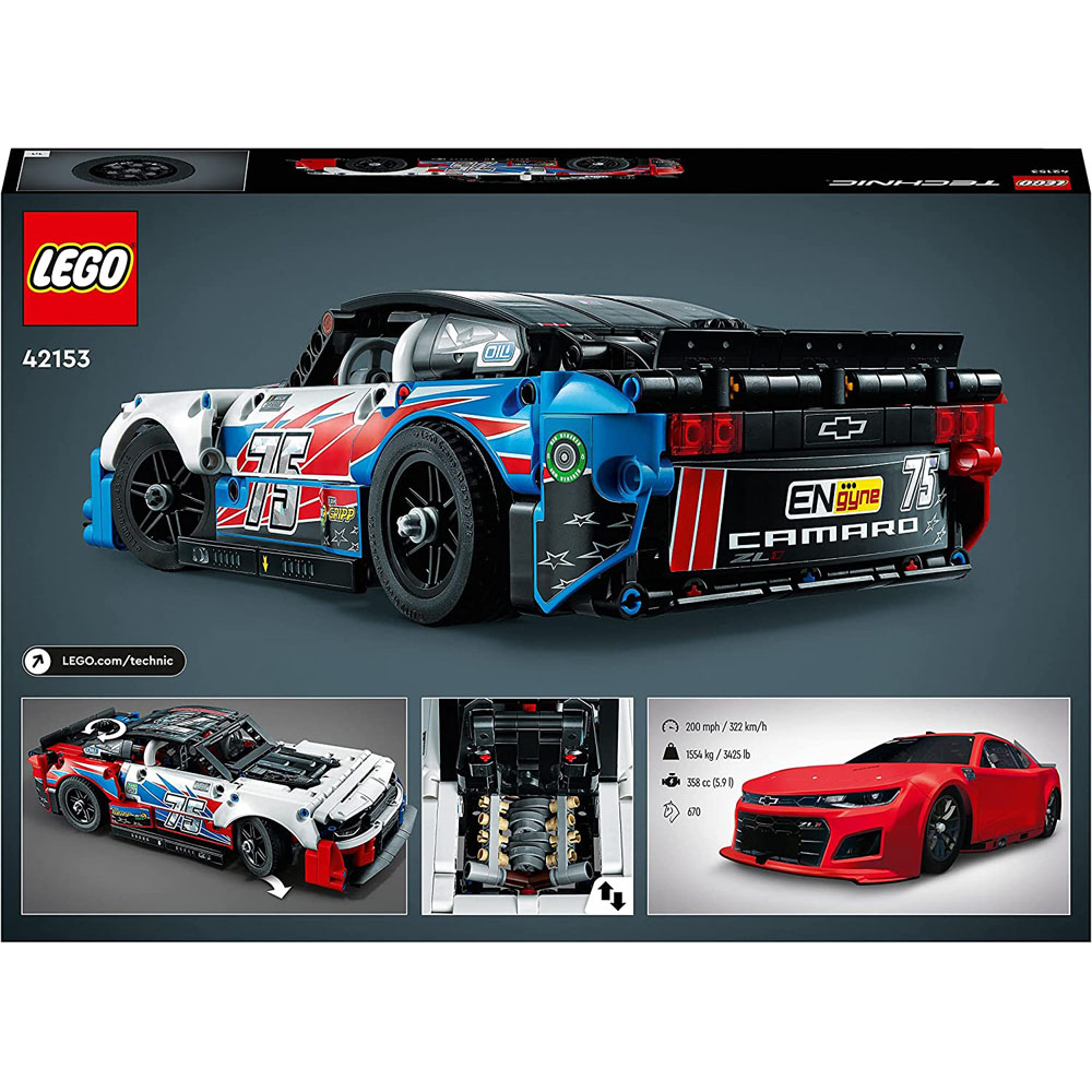 LEGO 42153 Technic Nascar Chevrolet Building Toy Set Image 7