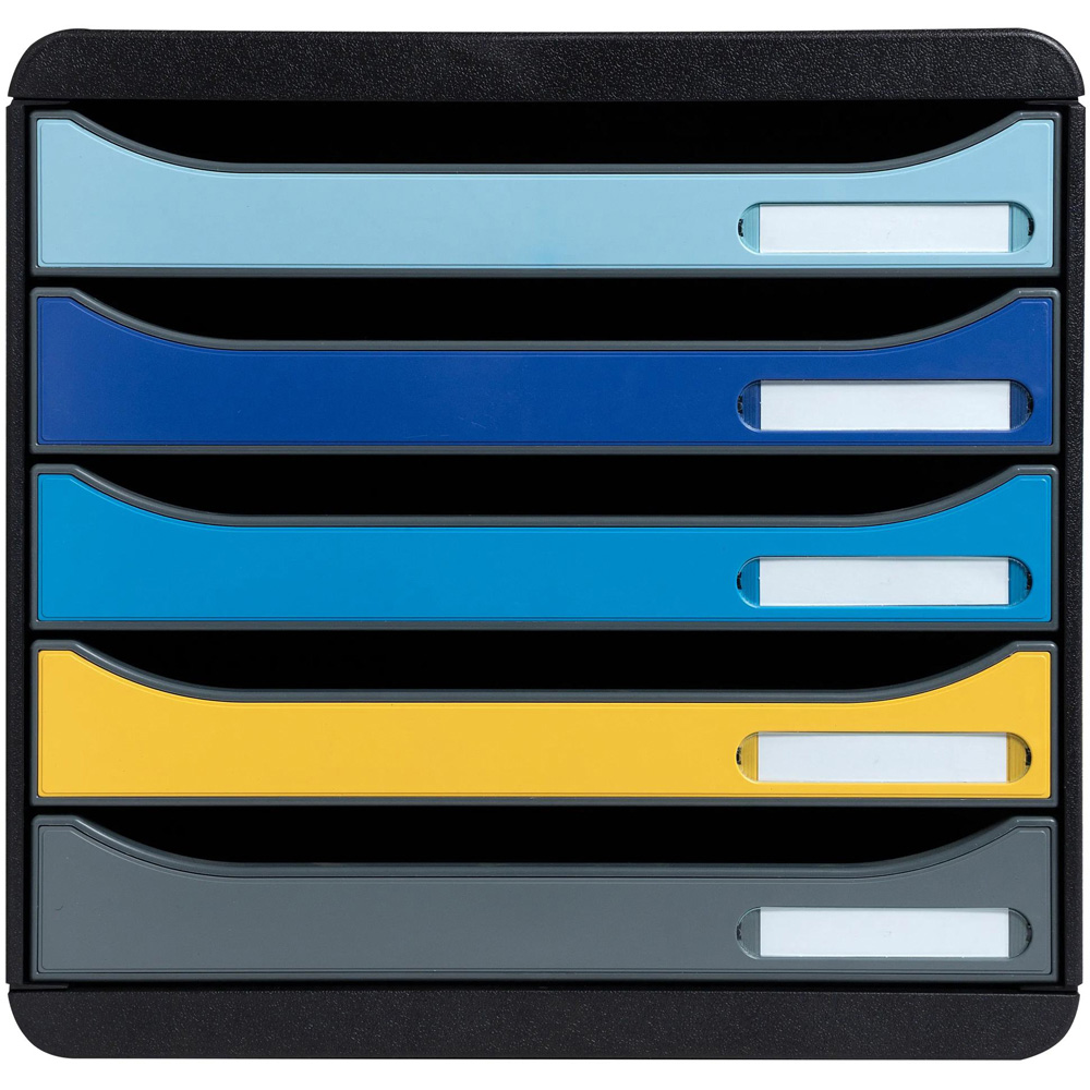 Exacompta Big Box Plus 5 Drawer Multicolour Filing Module Image 4