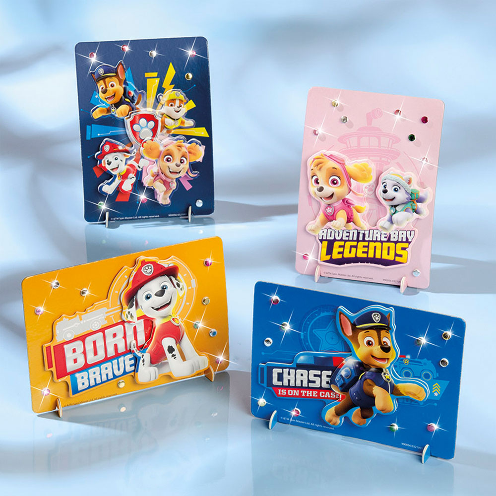 Paw Patrol 2 in 1 Creativity Set with 3D Cards and Plaster Set Image 5