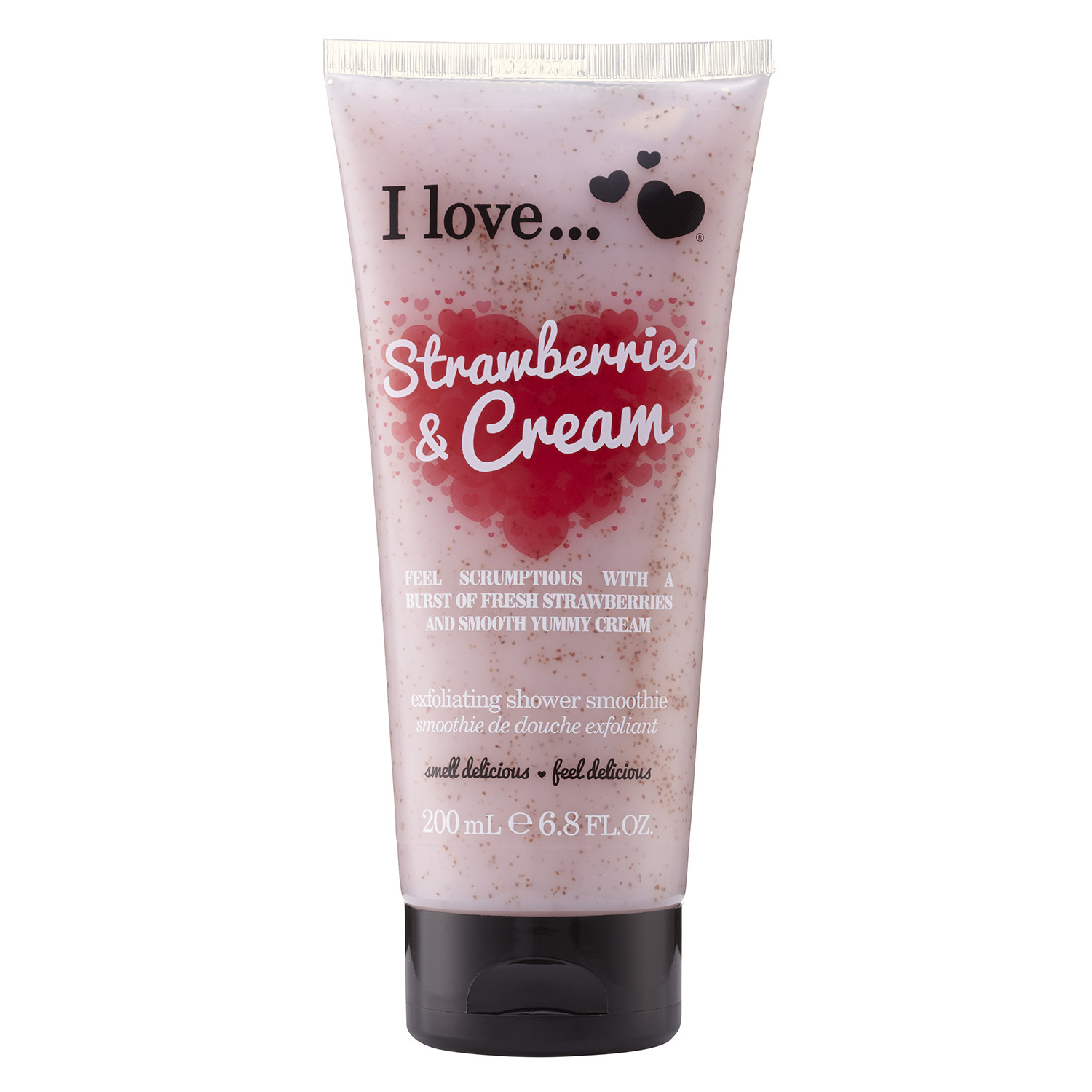 I Love Exfoliating Shower Smoothie 200ml - Strawberries and Cream Image