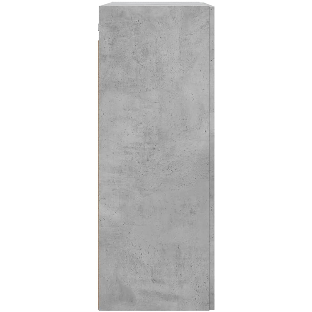 vidaXL 2 Door Concrete Grey Wall Mounted Cabinet Image 8