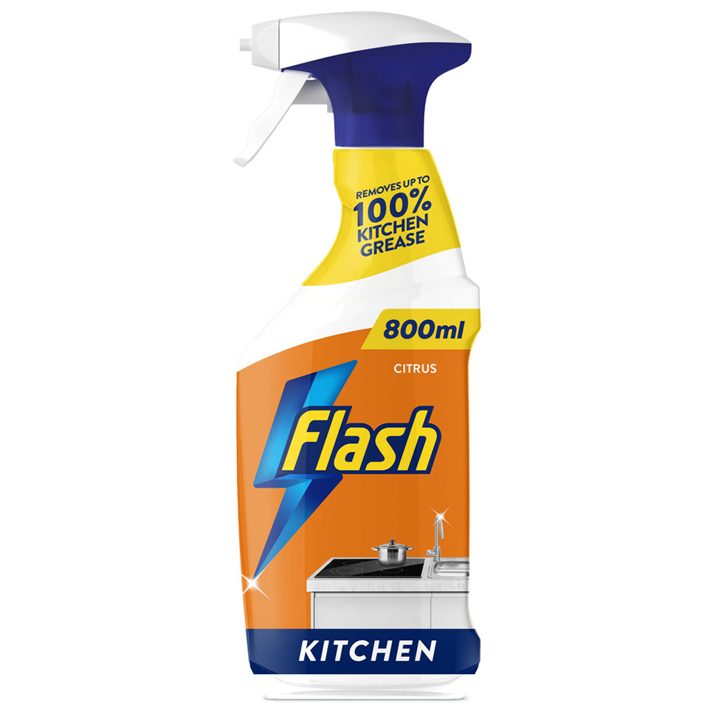 Flash Fresh Citrus Kitchen Cleaner 800ml   Image 1