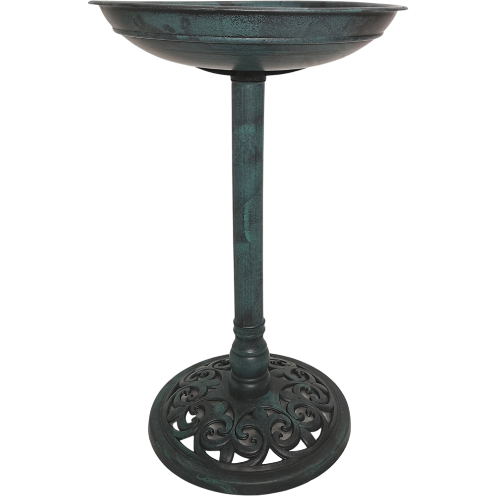 Traditional Resin Garden Bird Bath Image 3