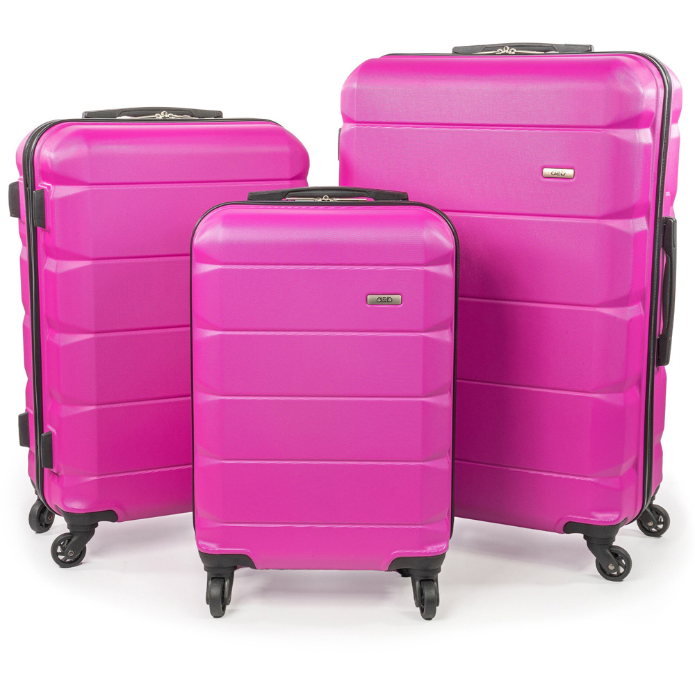 A2B Exodus 26 inch Pink Hard Shell Hold Suitcase Image 2