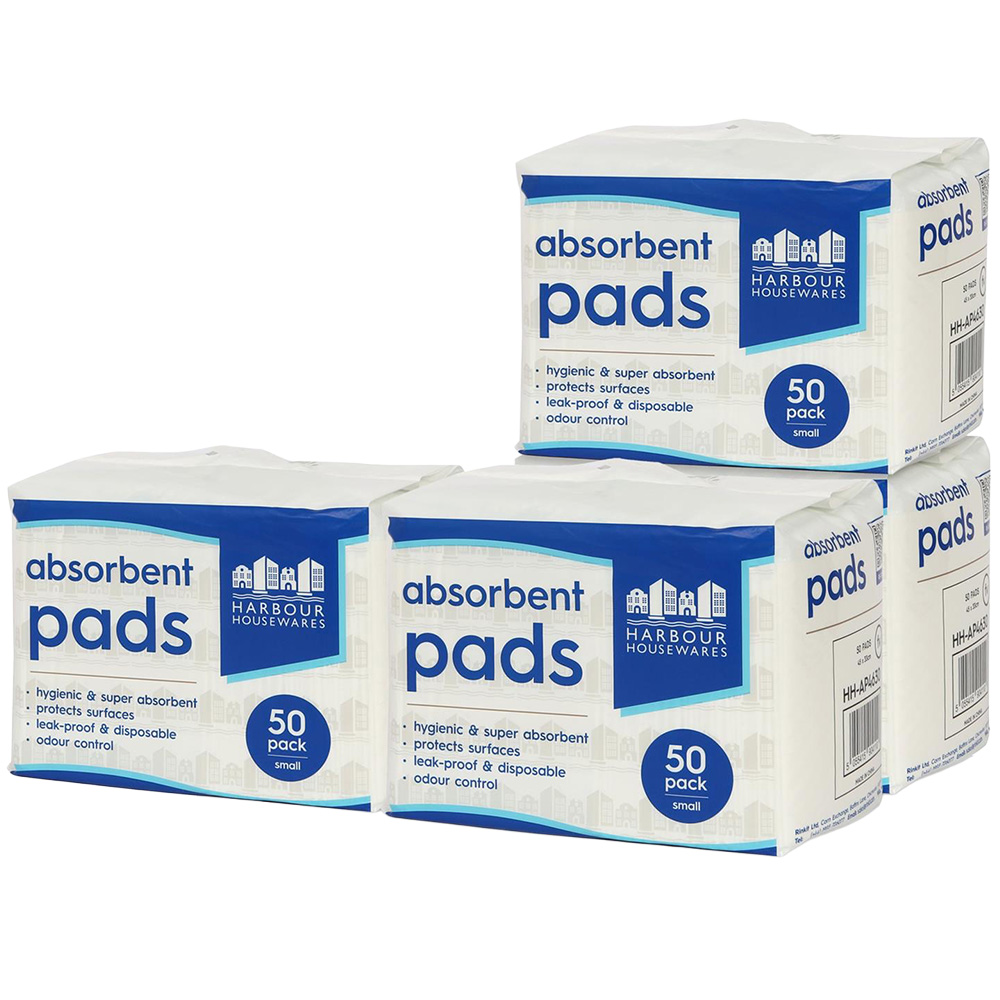 Harbour Housewares Disposable Incontinence Bed Pad 32.5 x 45cm 200 Pack Image 1