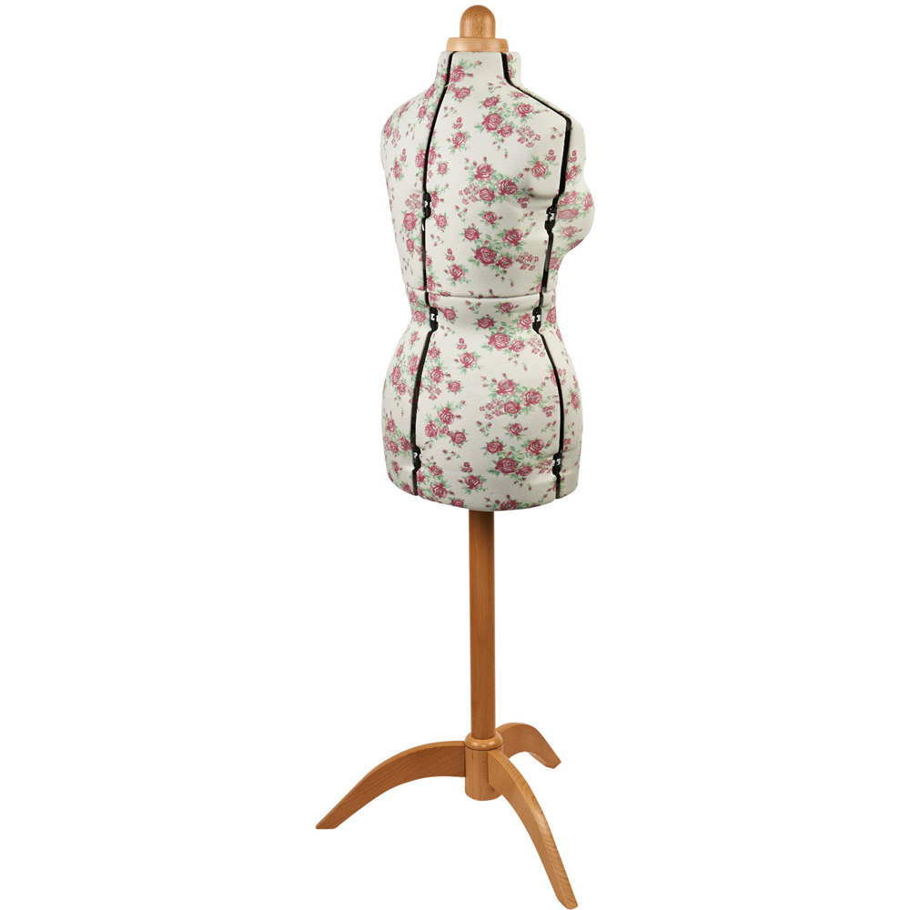 Sewing Online 5912B-2 Rosebuds Adjustable 8-Part Dressmakers Dummy with Hem Marker Medium Image 3