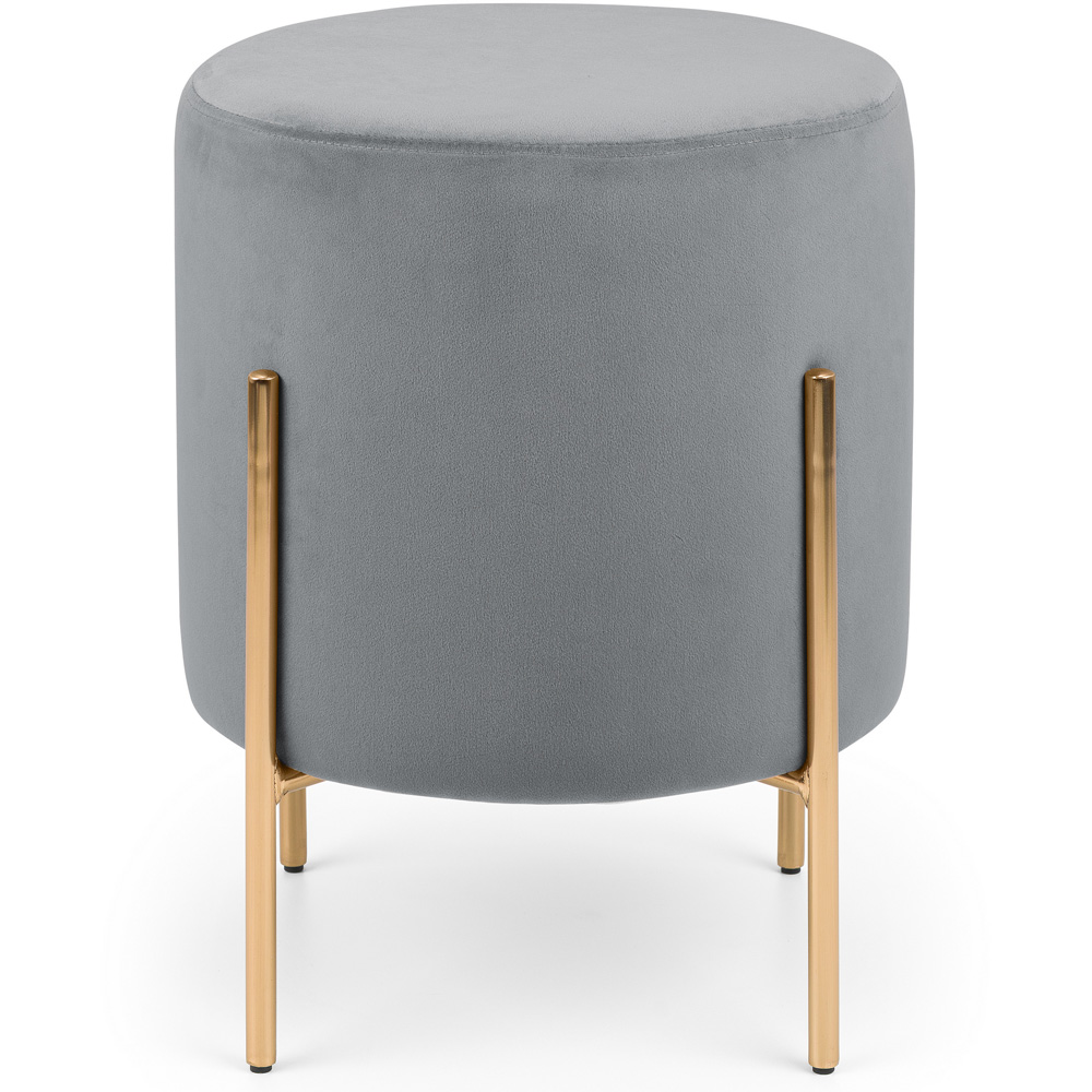 Julian Bowen Harrogate Grey Dressing Table Stool Image 3