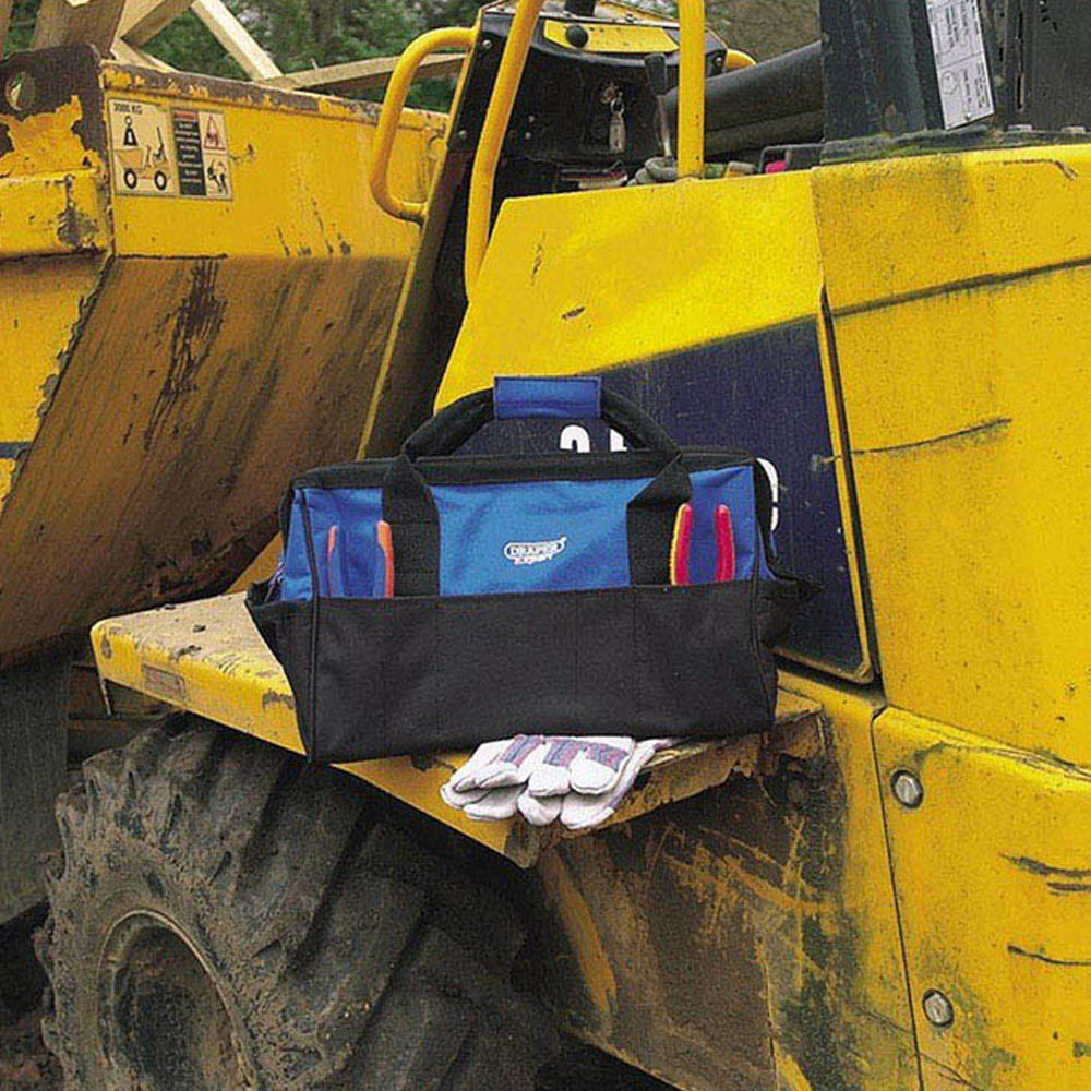 Draper Black and Blue Tool Bag 42cm Image 2