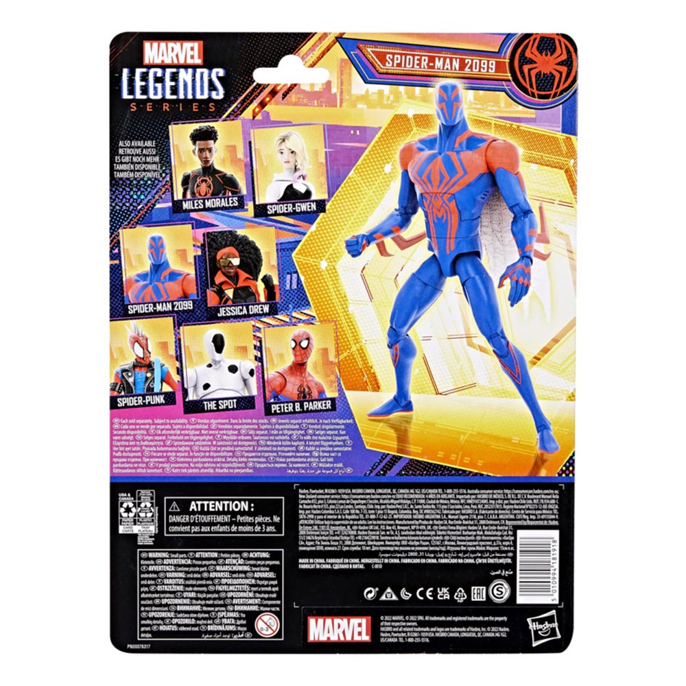 Marvel Legend Series Spiderman Across the Spiderverse 6inch Spider-Man 2099 Image 6
