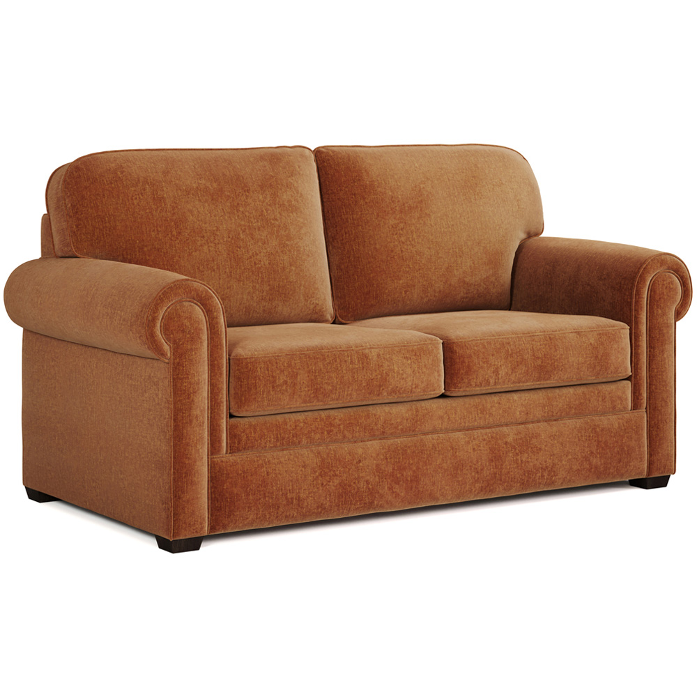 Jay-Be Heritage 2 Seater Cosy Chenille Spice Sofa Bed with e-Pocket Mattress Image 2