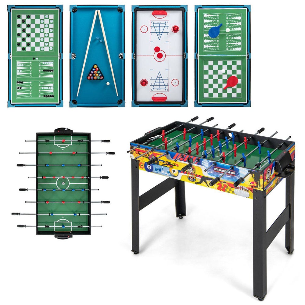 Costway Combo Multi Game Table Set with Foosball Image 1