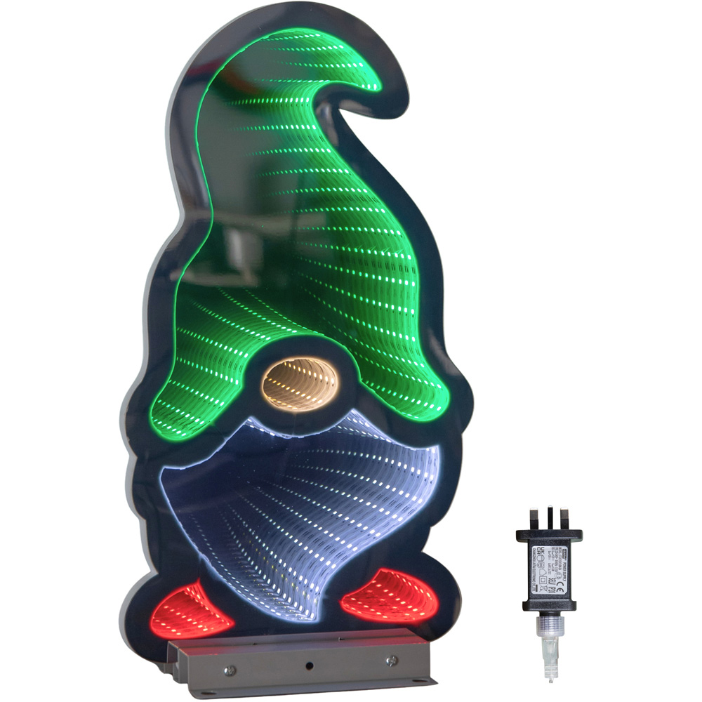Samuel Alexander Multicolour Infinity LED Light Up Gonk Christmas Decoration Image 2