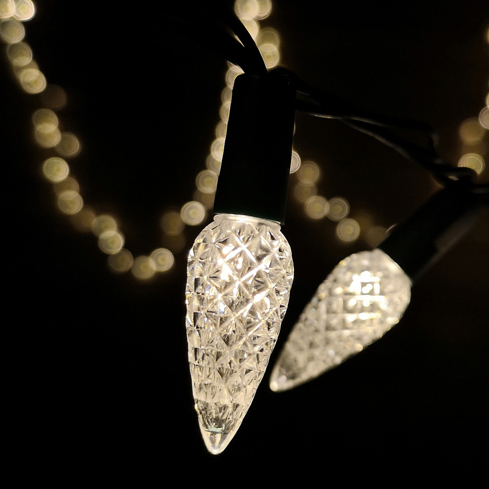 Samuel Alexander 300 Warm White LED Green Cable Pinecone String Light 15m Image 8