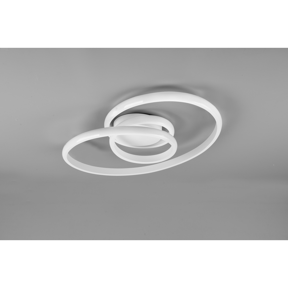 TRIO Sansa Matt White LED Ceiling Light Image 3