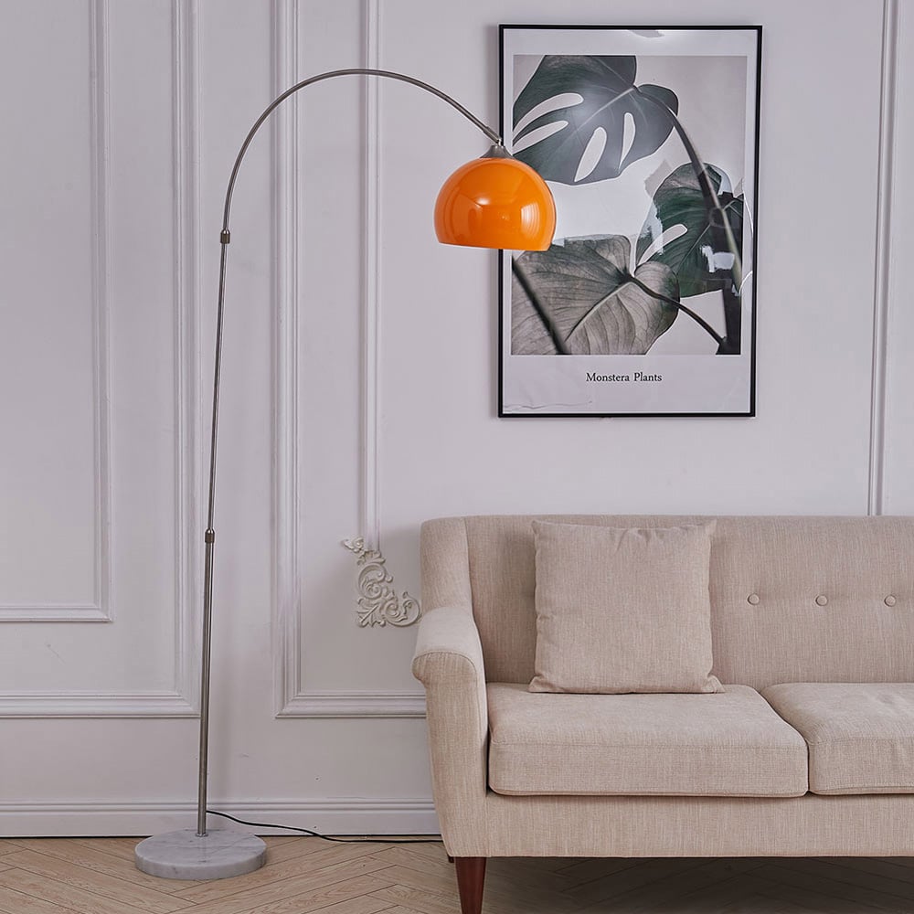 Living and Home Arched Floor Lamp Image 2