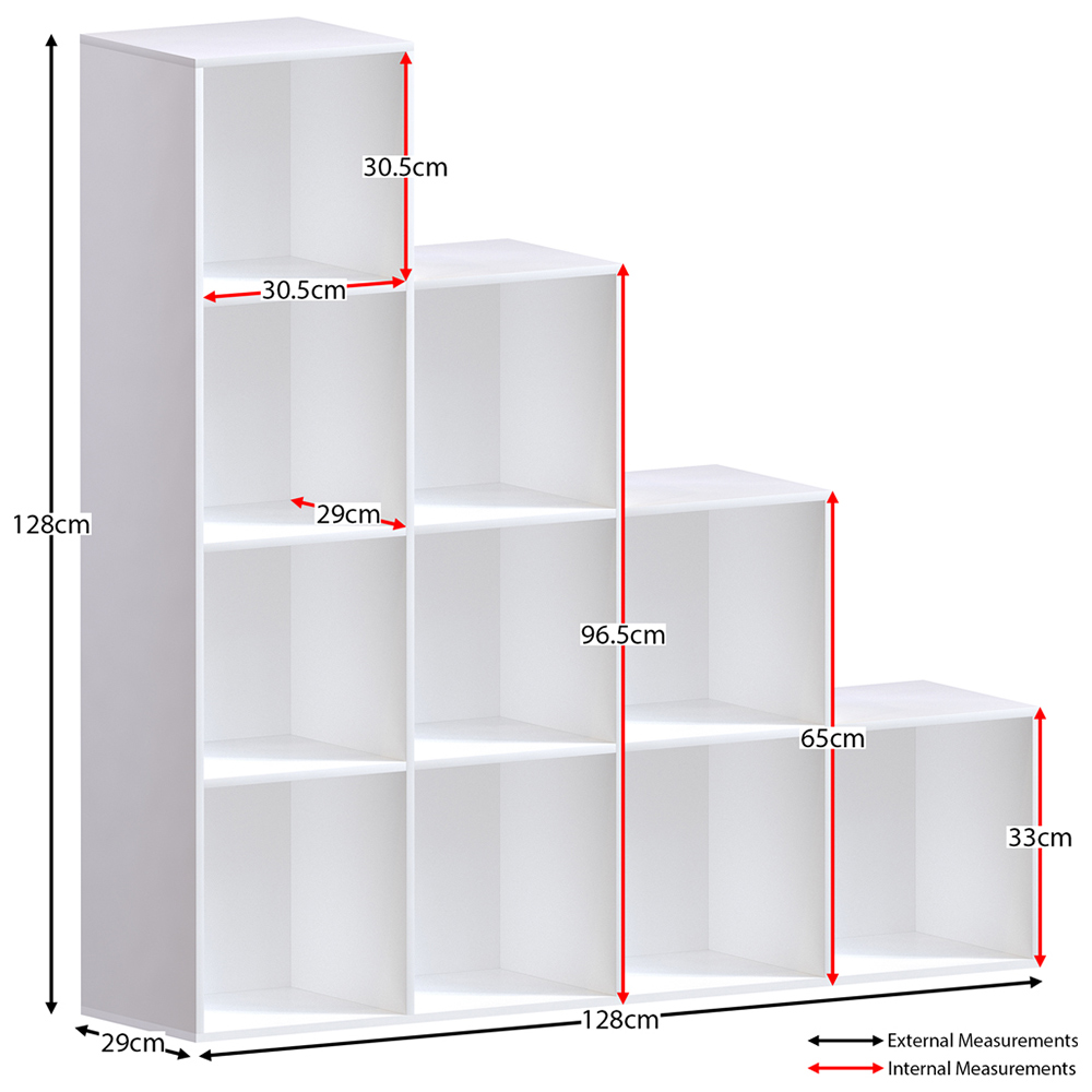 10 cube sales storage unit white