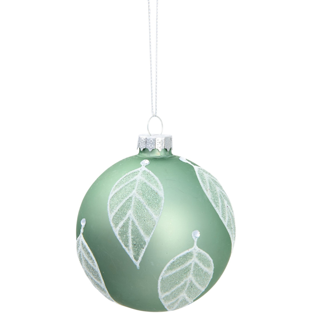 Sage Green Winter Bauble Image 3