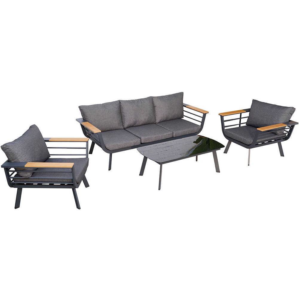 Saltram Sofa Set - Grey Image 6